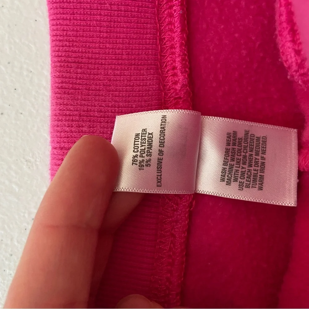 EUC Carter’s baby girl’s bright hot pink casual loungewear sweatpants bottoms 3T
